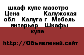 шкаф-купе маэстро › Цена ­ 9 500 - Калужская обл., Калуга г. Мебель, интерьер » Шкафы, купе   